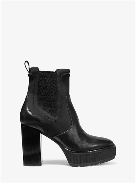 michael kors cramer boots|Cramer Leather Platform Boot .